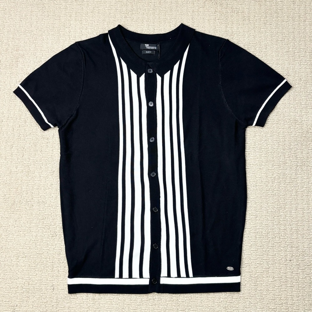 Tailored Recreation Premium Men’s Knit Button Down Shirt